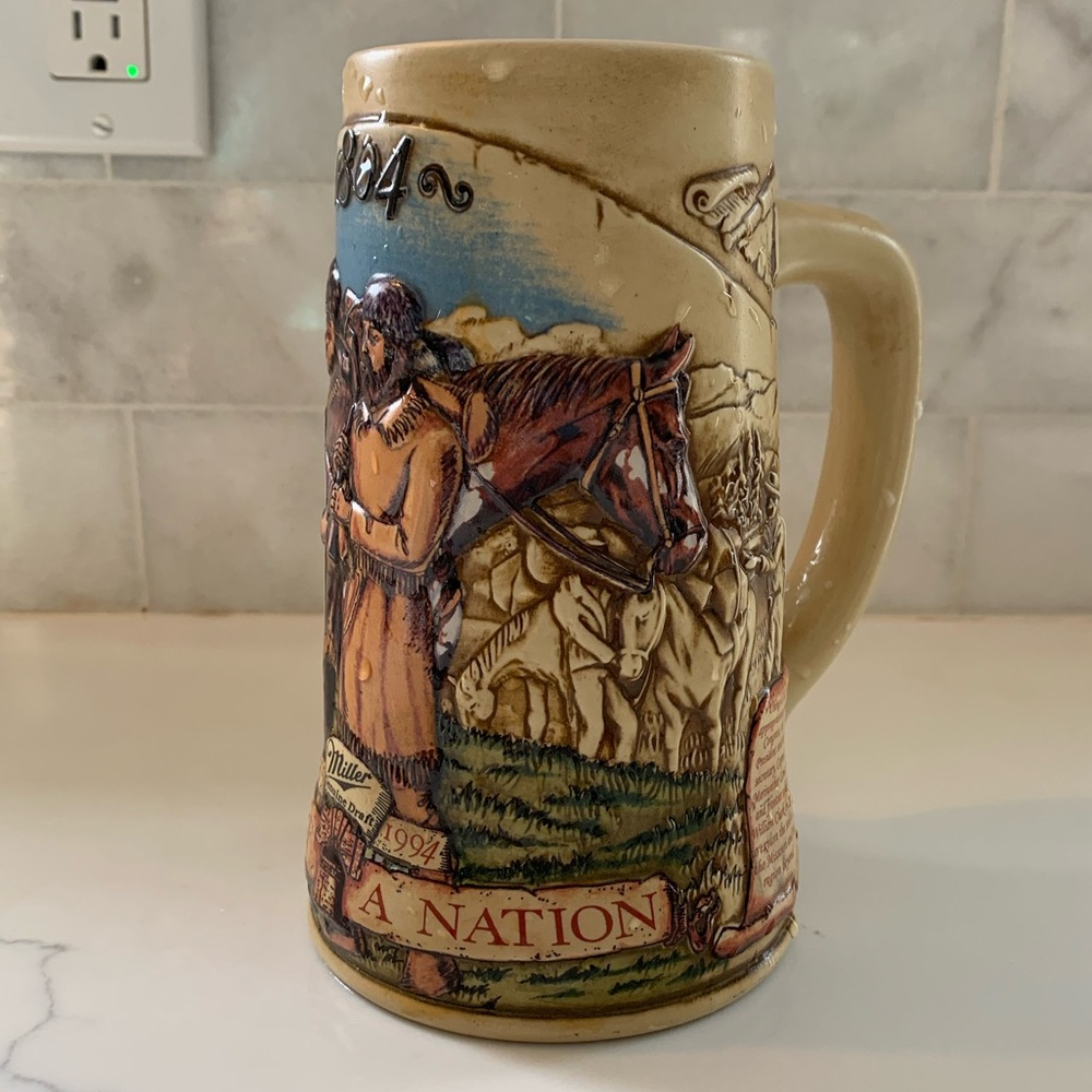 Collectible Miller Birth Of A Nation Lewis & Clark Expedition 1804 Beer Stein